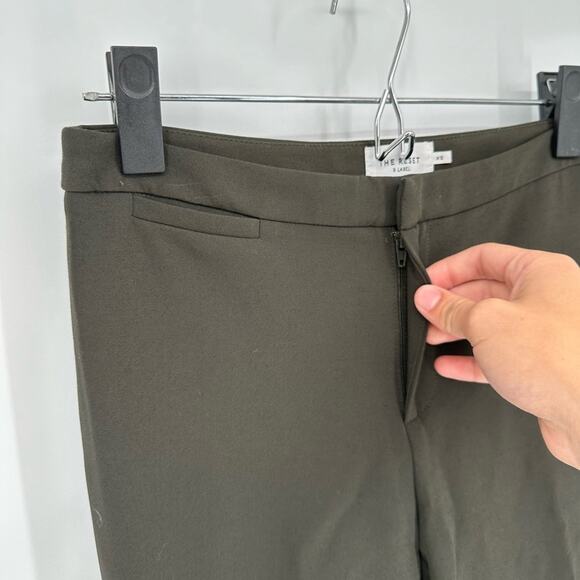 The Reset R Label Hunter Green High Rise Skinny Stretch Dress Pants Trousers XS - Picture 5 of 12